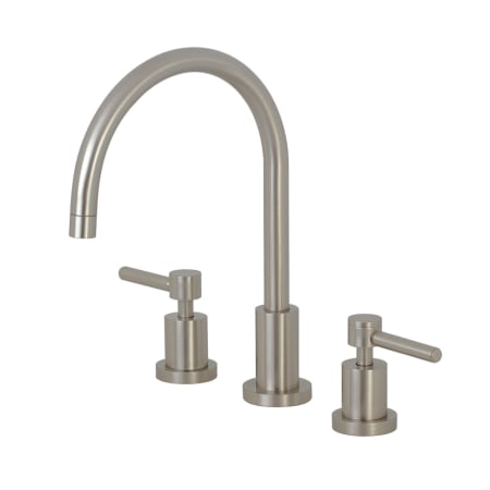 A large image of the Kingston Brass KS872.DLLS Brushed Nickel