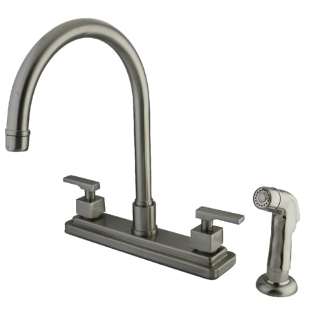A large image of the Kingston Brass KS879.QLL Brushed Nickel