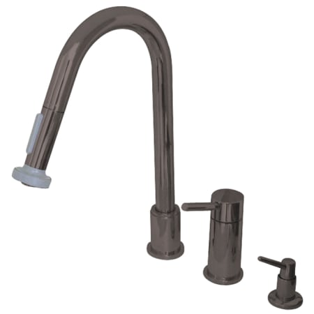 A large image of the Kingston Brass KS891.DLK Oil Rubbed Bronze