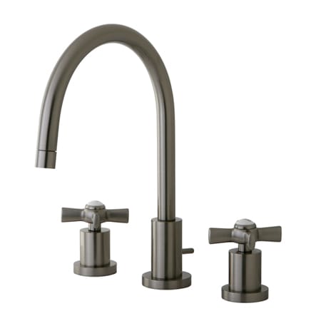 A large image of the Kingston Brass KS892.ZX Brushed Nickel