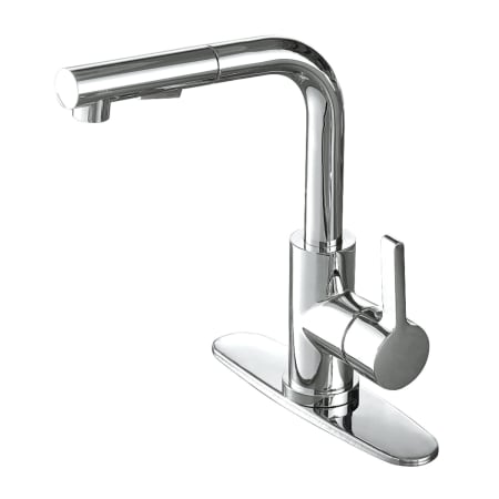 A large image of the Kingston Brass LS271.CTL Polished Chrome