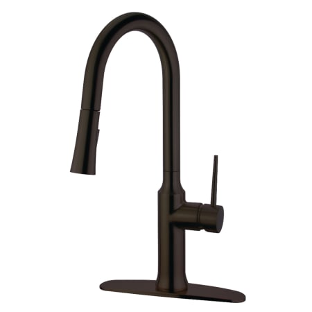 A large image of the Kingston Brass LS272.NYL Oil Rubbed Bronze