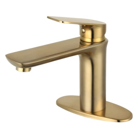 A large image of the Kingston Brass LS420.CXL Brushed Brass