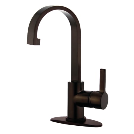 A large image of the Kingston Brass LS821.CTL Oil Rubbed Bronze