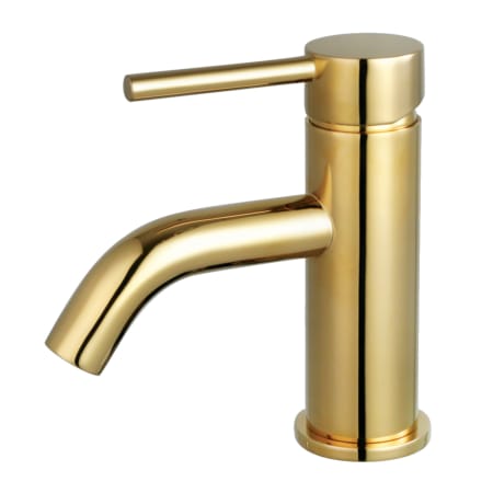 A large image of the Kingston Brass LS822.DL Polished Brass
