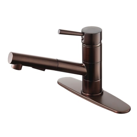 A large image of the Kingston Brass LS840.DL Oil Rubbed Bronze