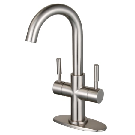 A large image of the Kingston Brass LS845.DL Brushed Nickel