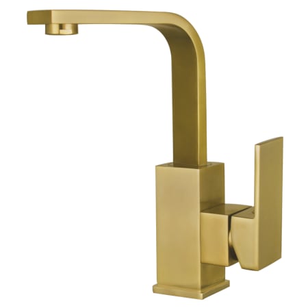 A large image of the Kingston Brass LS8463CL Brushed Brass