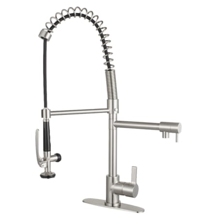 A large image of the Kingston Brass LS850.CTL Brushed Nickel