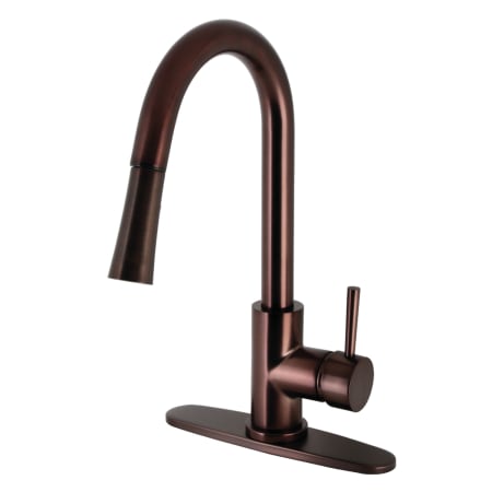 A large image of the Kingston Brass LS862.DL Oil Rubbed Bronze