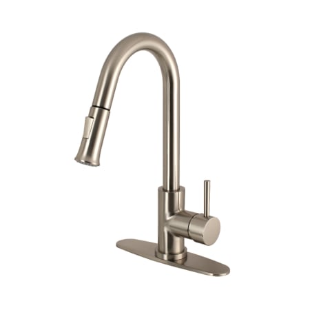 A large image of the Kingston Brass LS862.DL Brushed Nickel