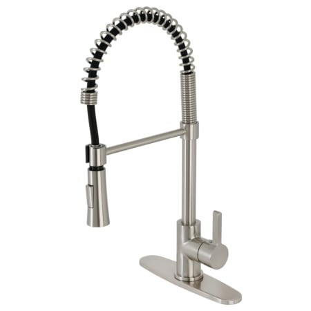 A large image of the Kingston Brass LS867.CTL Brushed Nickel
