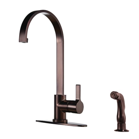A large image of the Kingston Brass LS871.CTLSP Oil Rubbed Bronze