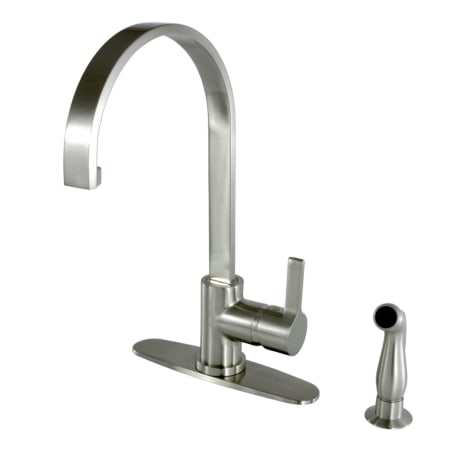 A large image of the Kingston Brass LS871.CTLSP Brushed Nickel