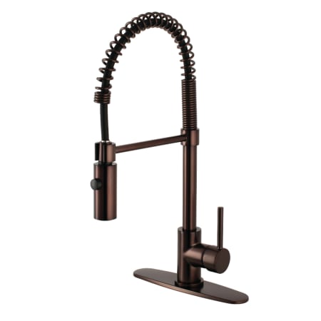A large image of the Kingston Brass LS877.DL Oil Rubbed Bronze