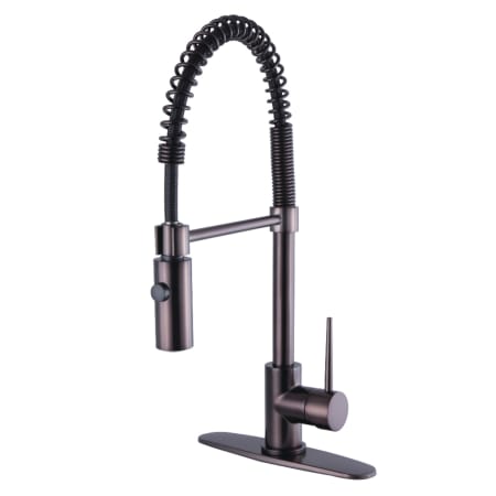 A large image of the Kingston Brass LS877.NYL Oil Rubbed Bronze