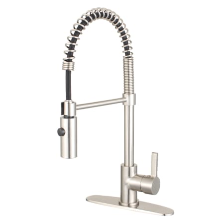A large image of the Kingston Brass LS877.CTL Brushed Nickel