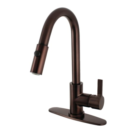 A large image of the Kingston Brass LS878.CTL Oil Rubbed Bronze