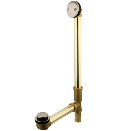 A large image of the Kingston Brass PDTT218 Brushed Nickel