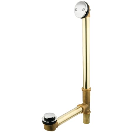 A large image of the Kingston Brass PDTT220 Polished Chrome