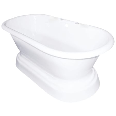 A large image of the Kingston Brass VCT7D663025 White