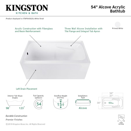 A large image of the Kingston Brass VTAP543023L Alternate Image