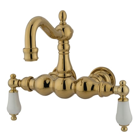 A large image of the Kingston Brass CC1005T Polished Brass