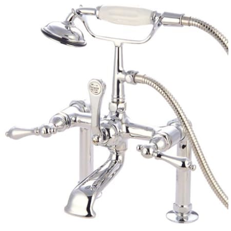 A large image of the Kingston Brass CC104T Polished Chrome