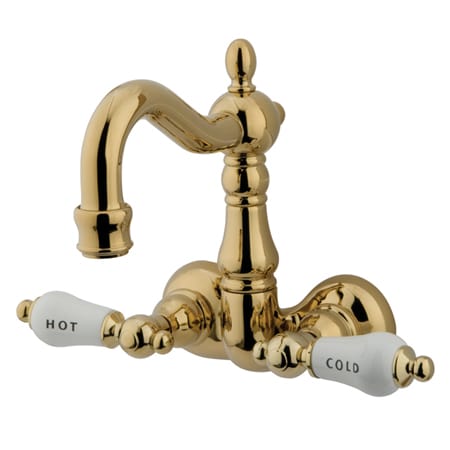 A large image of the Kingston Brass CC1073T Polished Brass