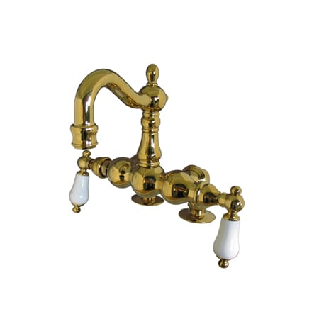 A large image of the Kingston Brass CC1093T Polished Brass
