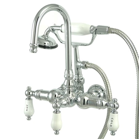 A large image of the Kingston Brass CC10T1 Polished Chrome