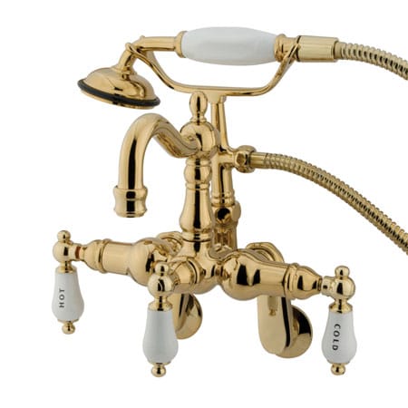 A large image of the Kingston Brass CC1303T Polished Brass