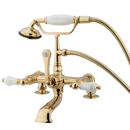 A large image of the Kingston Brass CC205T Polished Brass