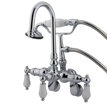A large image of the Kingston Brass CC306T Polished Chrome