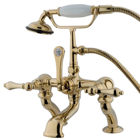 A large image of the Kingston Brass CC409T Polished Brass