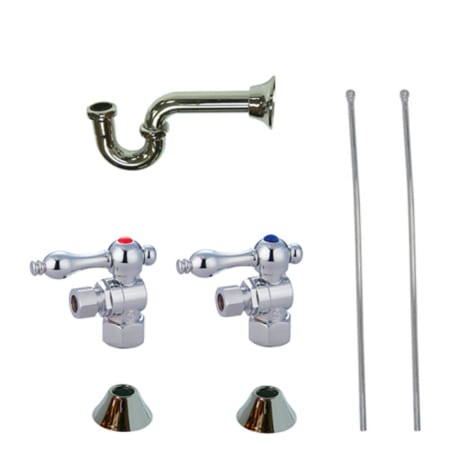 Kingston Br Cc43101lkb30 Chrome Trimscape Sink Plumbing Trim Kit A Large Image Of The Kingston Br Cc4310lkb30 Chrome