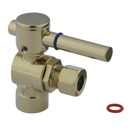 A large image of the Kingston Brass CC4320.DL Polished Brass