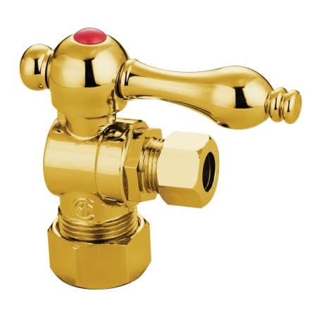 A large image of the Kingston Brass CC5330 Polished Brass