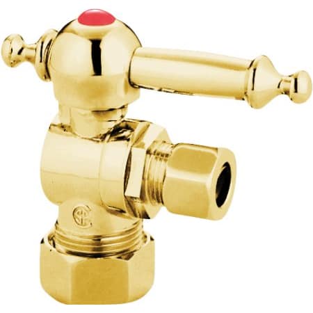 A large image of the Kingston Brass CC5330.TL Polished Brass