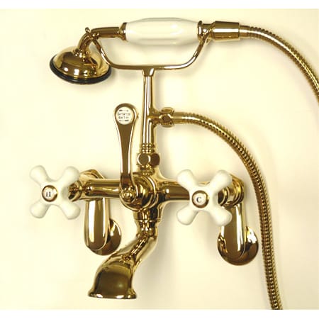A large image of the Kingston Brass CC59T Polished Brass
