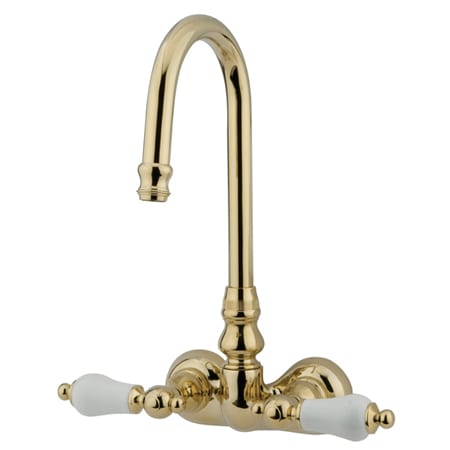 A large image of the Kingston Brass CC75T Polished Brass