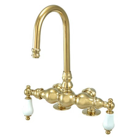 A large image of the Kingston Brass CC93T Polished Brass