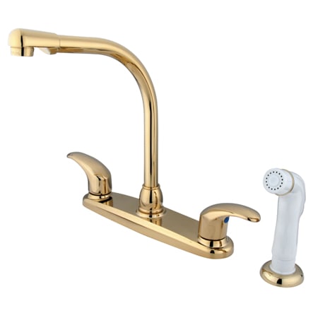 A large image of the Kingston Brass GKB71.LL Polished Brass