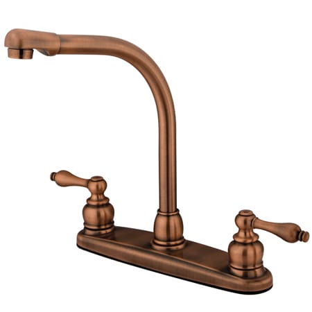 A large image of the Kingston Brass GKB71.ALLS Antique Copper