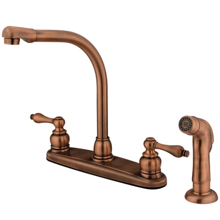 A large image of the Kingston Brass GKB71.ALSP Antique Copper