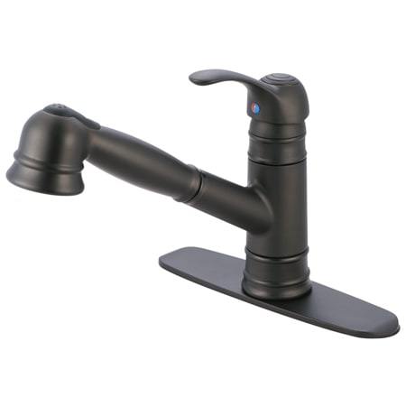 A large image of the Kingston Brass GS757.WEL Oil Rubbed Bronze