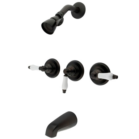 A large image of the Kingston Brass KB23.PL Oil Rubbed Bronze