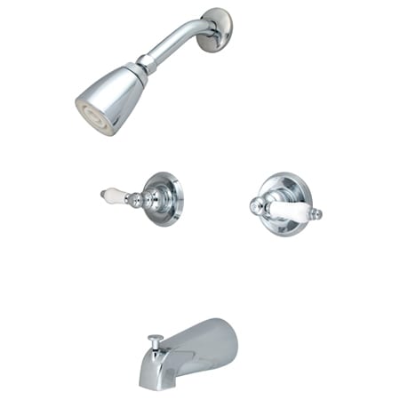 A large image of the Kingston Brass KB24.PL Polished Chrome