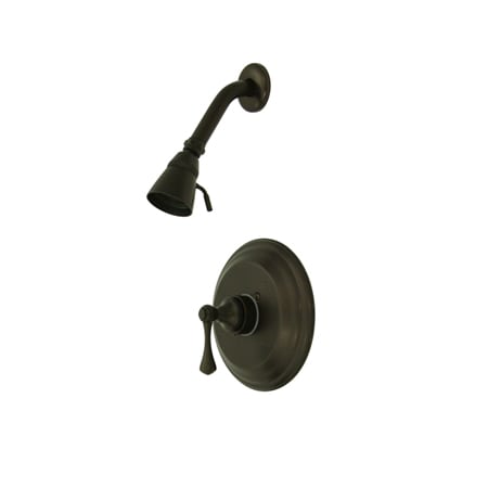 A large image of the Kingston Brass KB263.BLSO Oil Rubbed Bronze