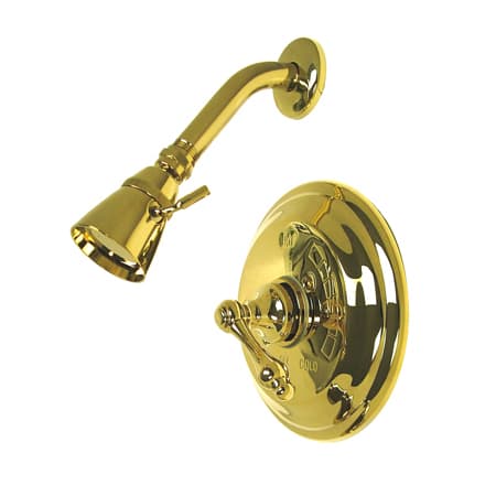 A large image of the Kingston Brass KB363.ALSO Polished Brass